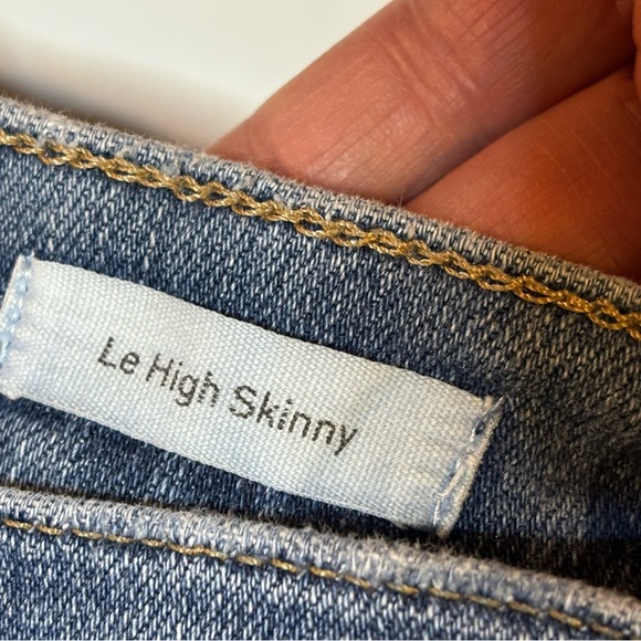 FRAME Le High Skinny Distressed Jeans 27 - Picture 8 of 9